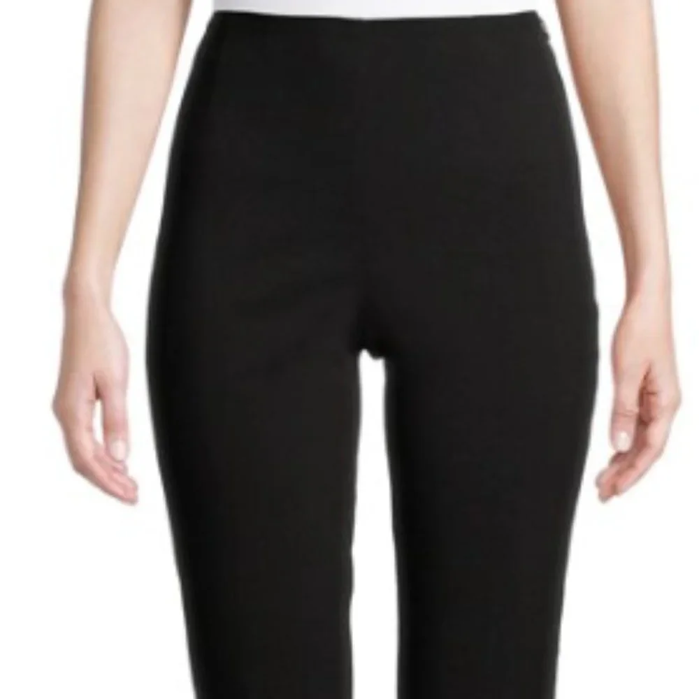 Pants skinny womens new size 14 high rise black 74% rayon nylon spandex - Picture 1 of 4